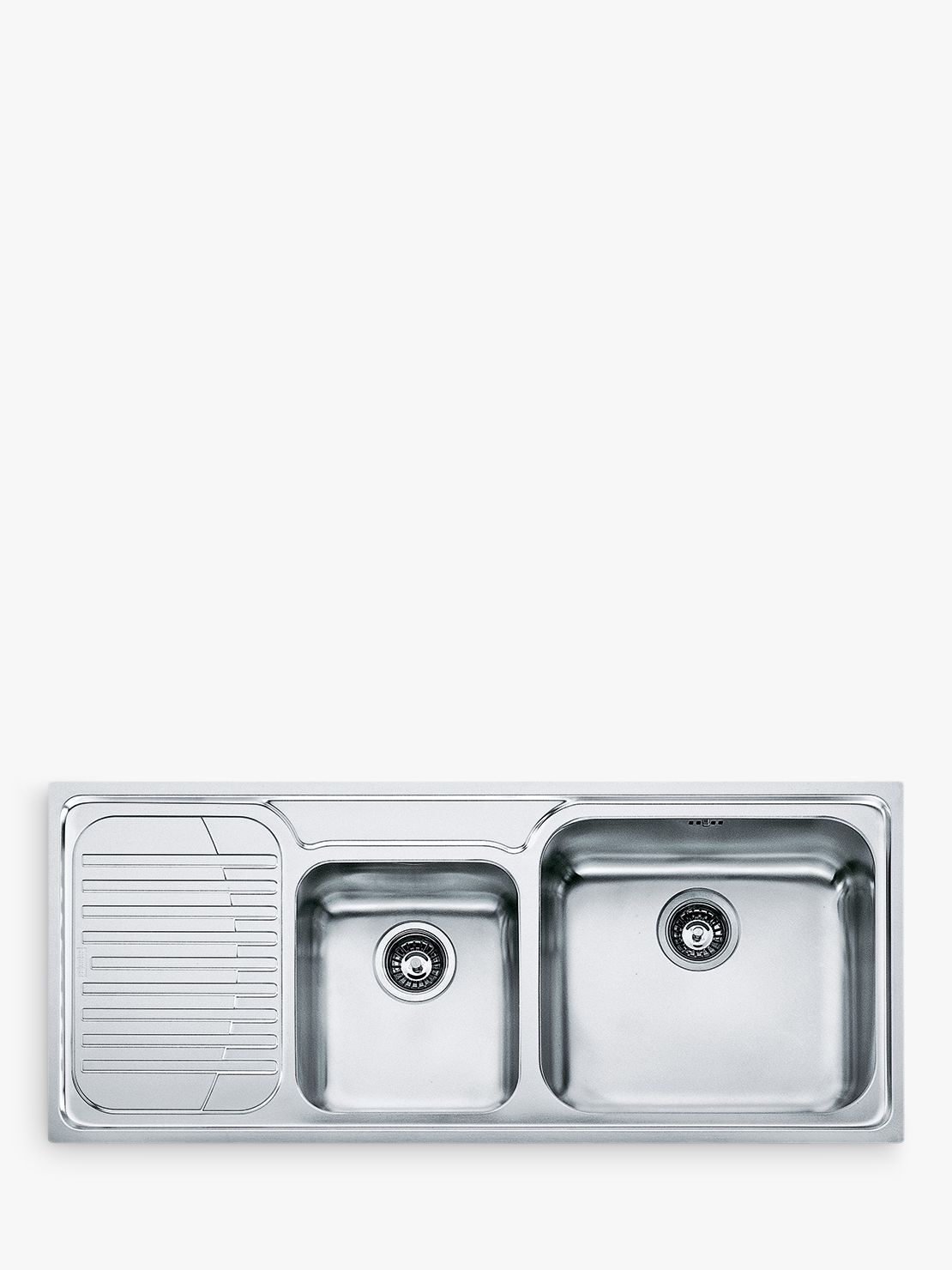 Franke Galassia Gax 621 1 75 Bowl Inset Kitchen Sink With Left Hand Bowl Stainless Steel