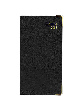 Collins Slim 2018 Diary, Black