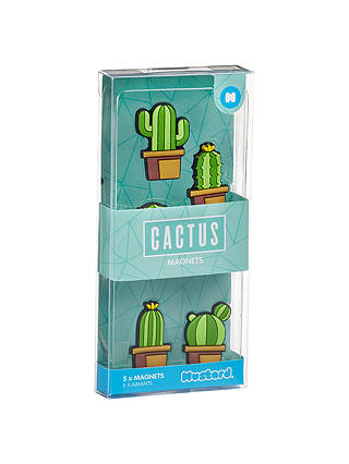 Mustard Cactus Magnets, Pack of 5
