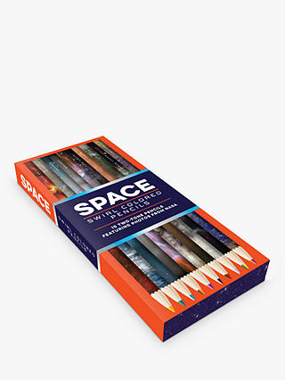 Chronicle Books Space Swirl Colour Pencils, Pack of 10