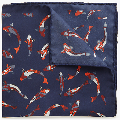 Ted Baker Fish Print Silk Pocket Square Review