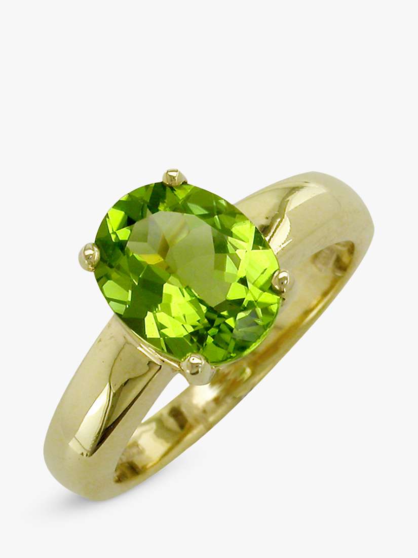 Buy E.W Adams 9ct Gold Oval Ring, N Online at johnlewis.com