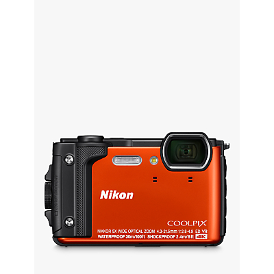 Nikon COOLPIX W300 GPS Waterproof, Freezeproof, Shockproof, Dustproof Digital Camera, 16MP, 4K UHD, 5x Optical Zoom, Bluetooth, 3 LCD Screen