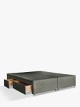 TEMPUR® Continental Drawer Divan Storage Bed, King Size