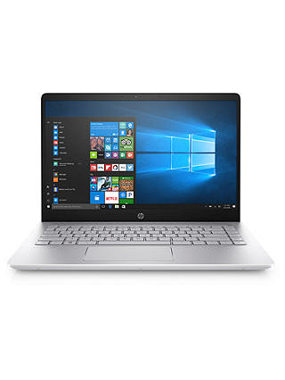 HP Pavilion Pro 14-bf010na Laptop, Intel Core i7, 8GB, 256GB M.2 SSD, NVIDIA GeForce 940MX, 14”, Mineral Silver