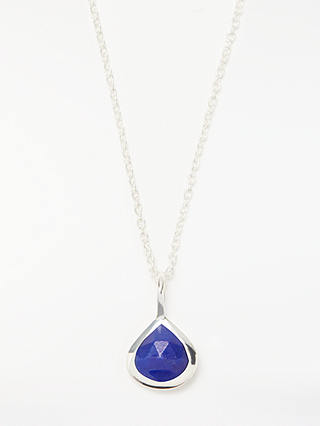 John Lewis & Partners Semi-Precious Stone Birthstone Pendant Necklace