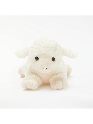 John Lewis & Partners 9" Lamb Plush Soft Toy, Cream
