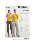 Simplicity Women's Smart Casual Trousers Sewing Pattern, 8378