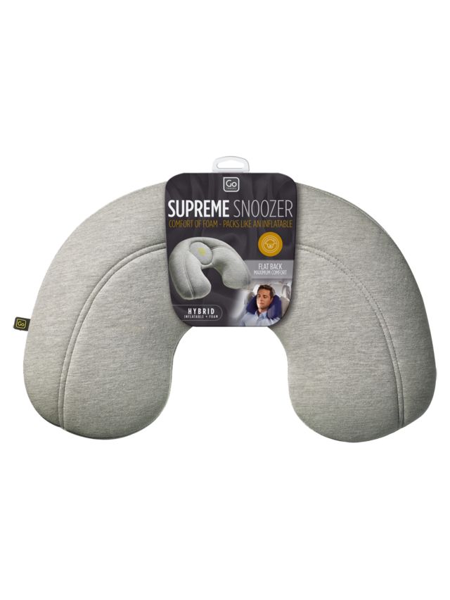 Flat back travel clearance pillow