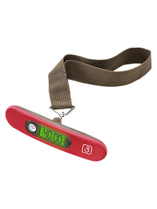 Go Travel Digital Luggage Weighing Scale, Red