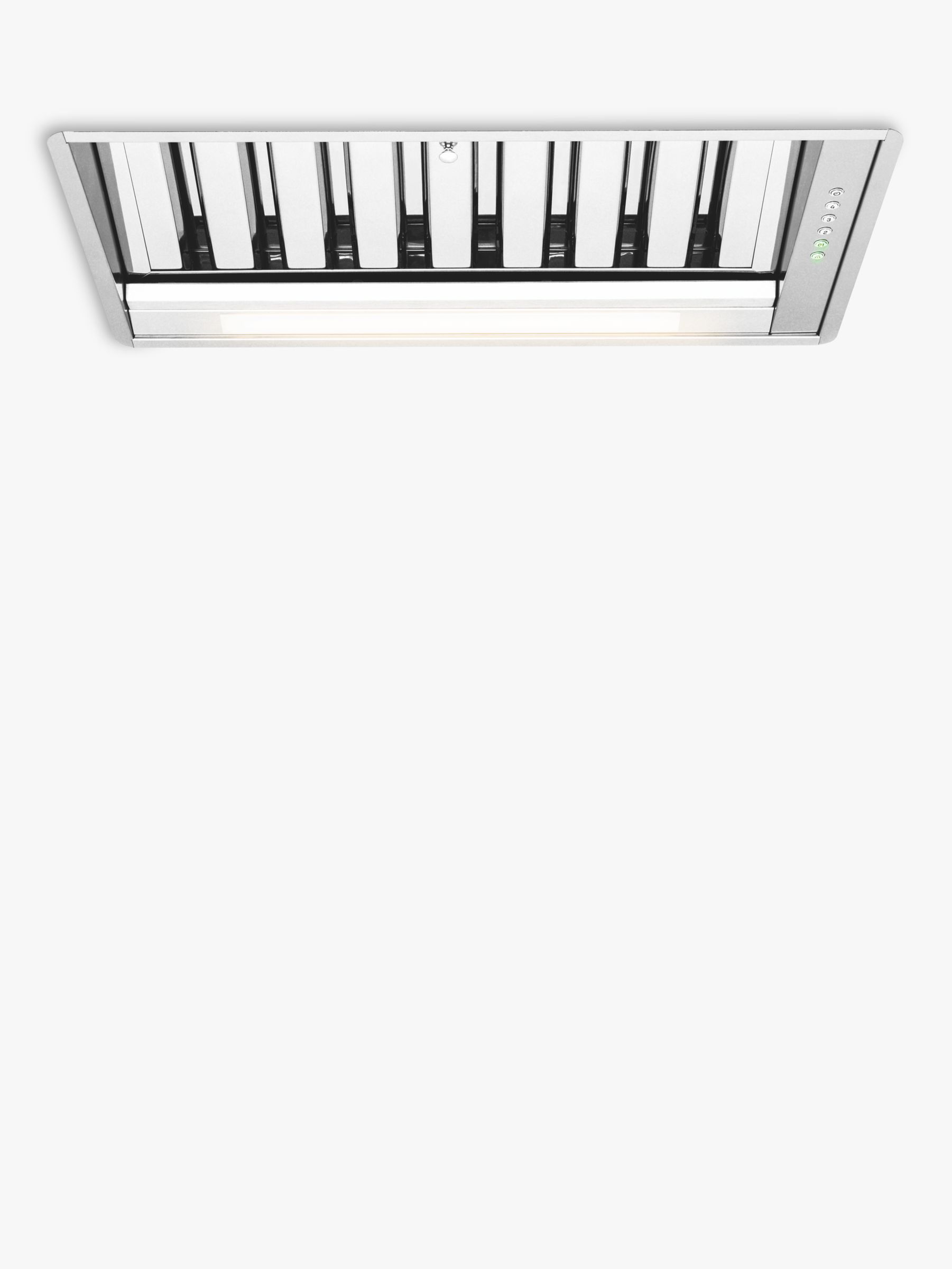 John Lewis & Partners JLCHI5201 Canopy Cooker Hood with Baffle Filter, Stainless Steel