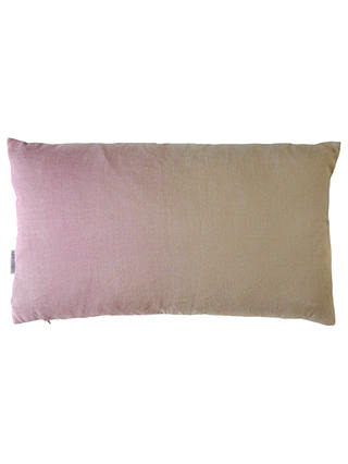 Sami Couper Linen Ombre Rectangular Cushion, Pink Blush