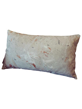 Sami Couper Marble Rectangular Cushion, Grey/Copper