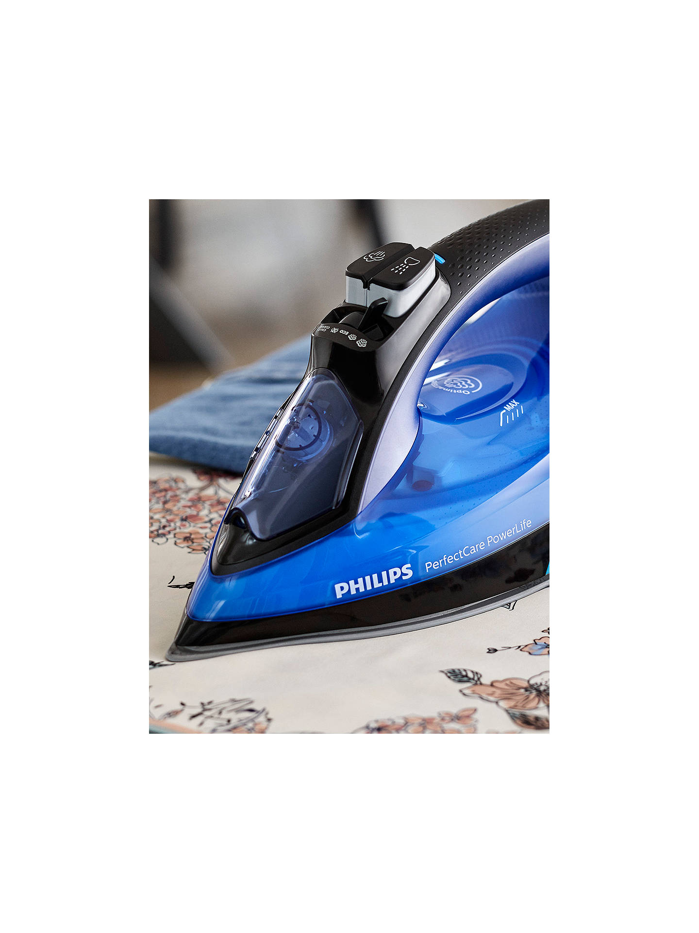 Philips PerfectCare PowerLife Steam Iron GC3920//26 with up to 180g Steam Boost /& No Fabric Burns Technology