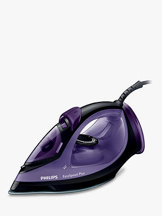 Philips GC2045/80 EasySpeed Steam Iron, Black/Purple