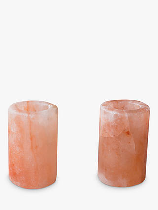 Root7 Himalayan Salt Shot Glasses, Pink, Set of 2