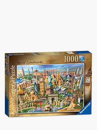 Ravensburger World Landmarks Jigsaw Puzzle, 1000 Pieces