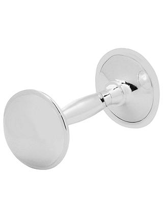 John Lewis & Partners Silver Plated Rattle