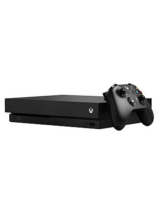 Microsoft Xbox One X Console, 1TB, with Wireless Controller, Black