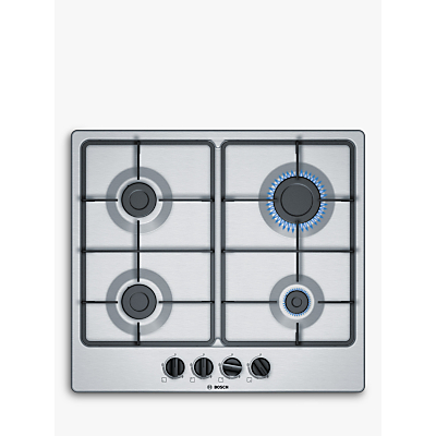 Bosch PGP6B5B60 Gas Hob, Stainless Steel