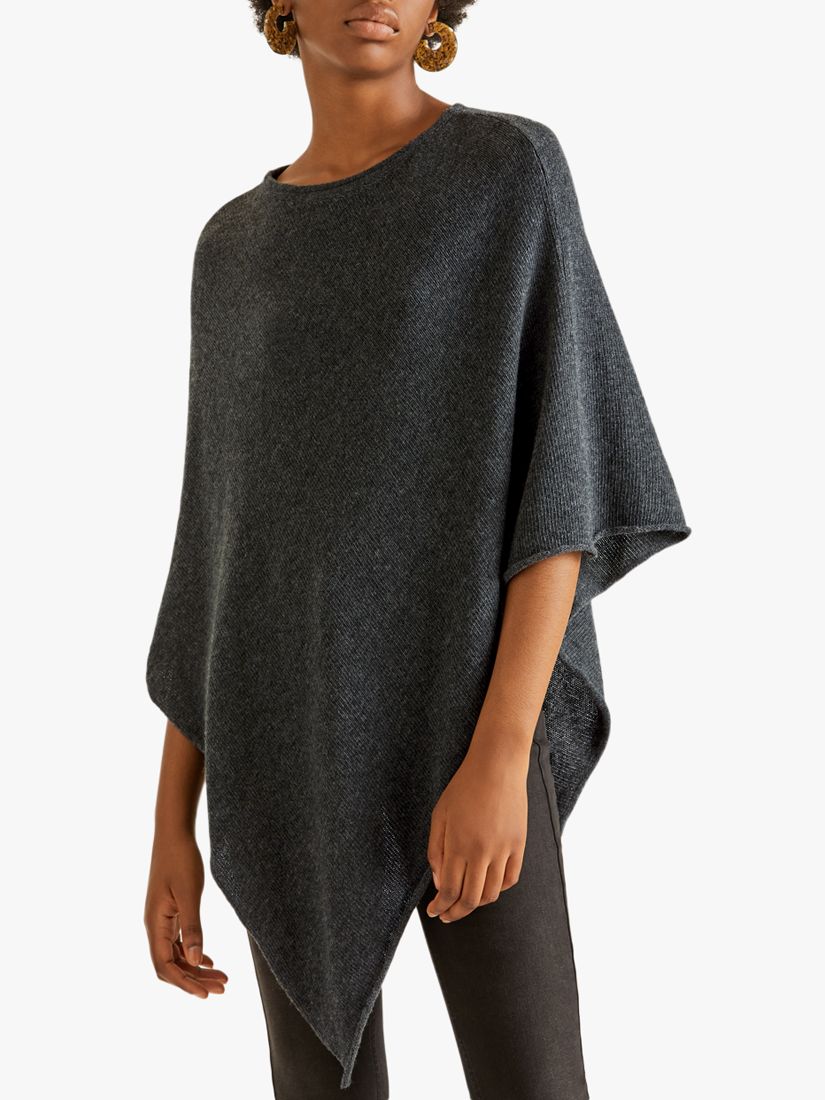Jigsaw Cashmere Blend Rolled Poncho at John Lewis & Partners