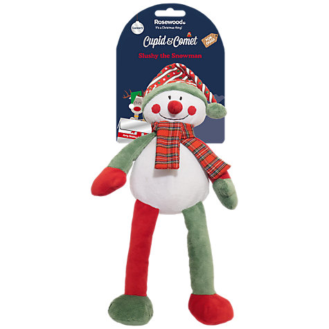 Rosewood Cupid & Comet Slushy the Snowman Dog Toy £7.99