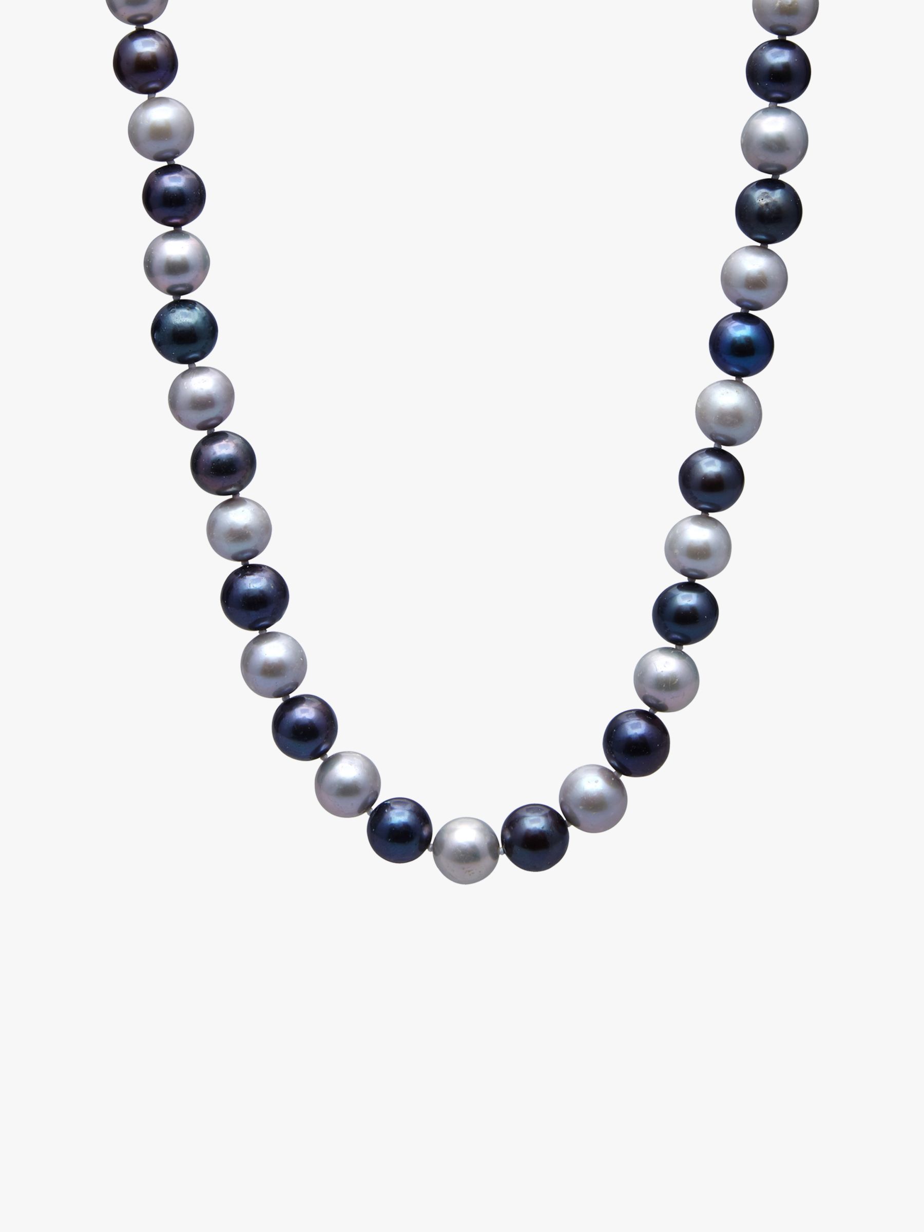 Buy A B Davis 9ct Gold Pearl Necklace Online at johnlewis.com