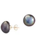 A B Davis 9ct Gold Freshwater Pearl Stud Earrings