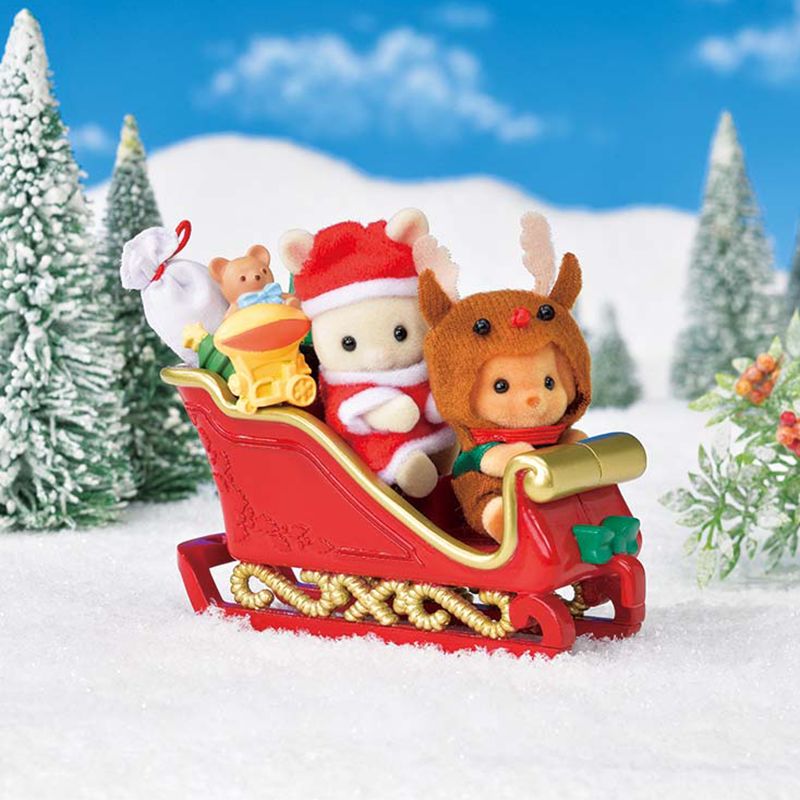 baby sleigh ride set sylvanian families