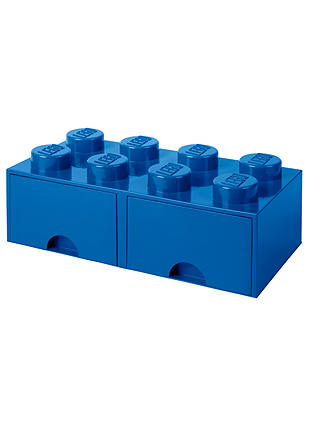 LEGO 8 Stud Storage Drawer, Blue