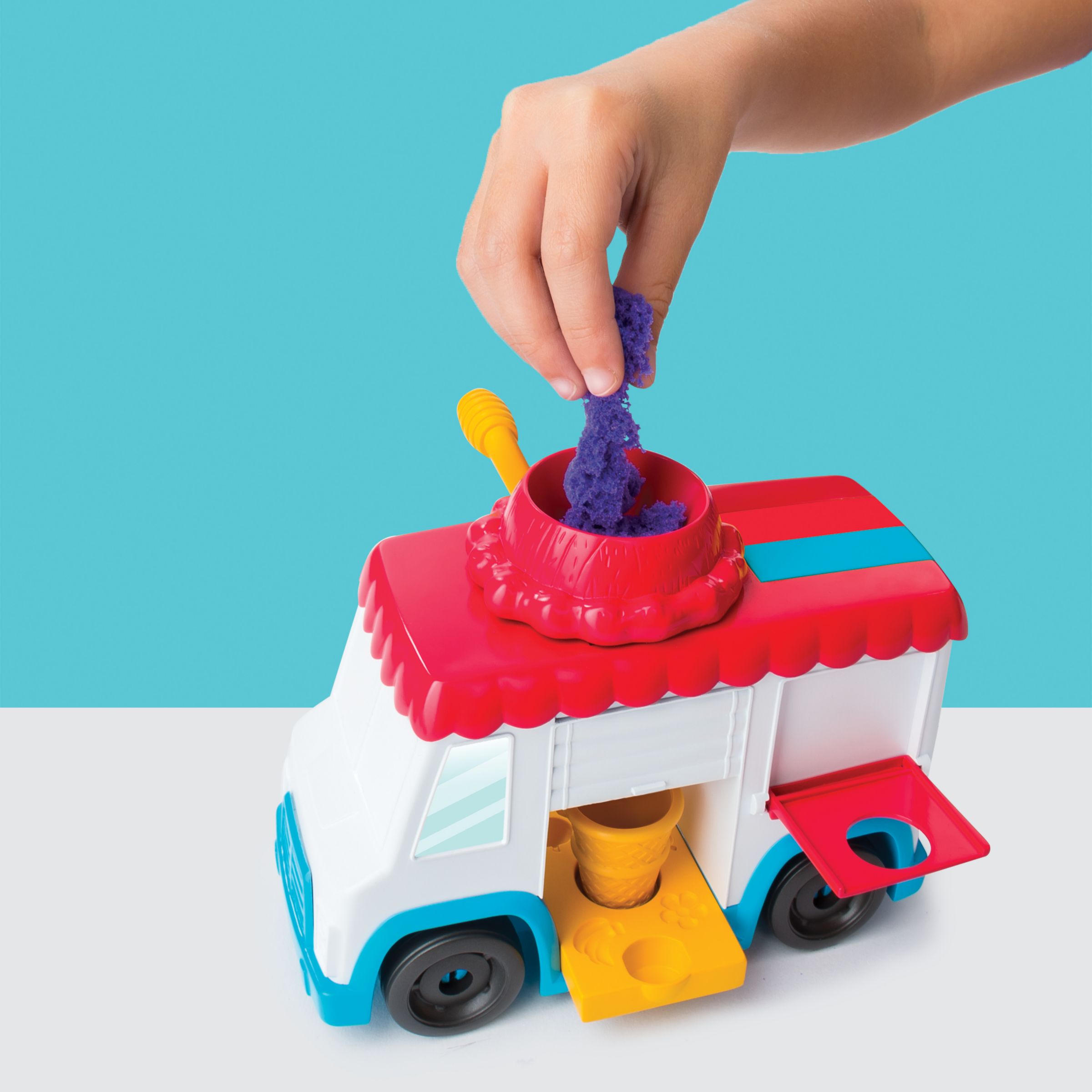 ice cream truck kinetic sand