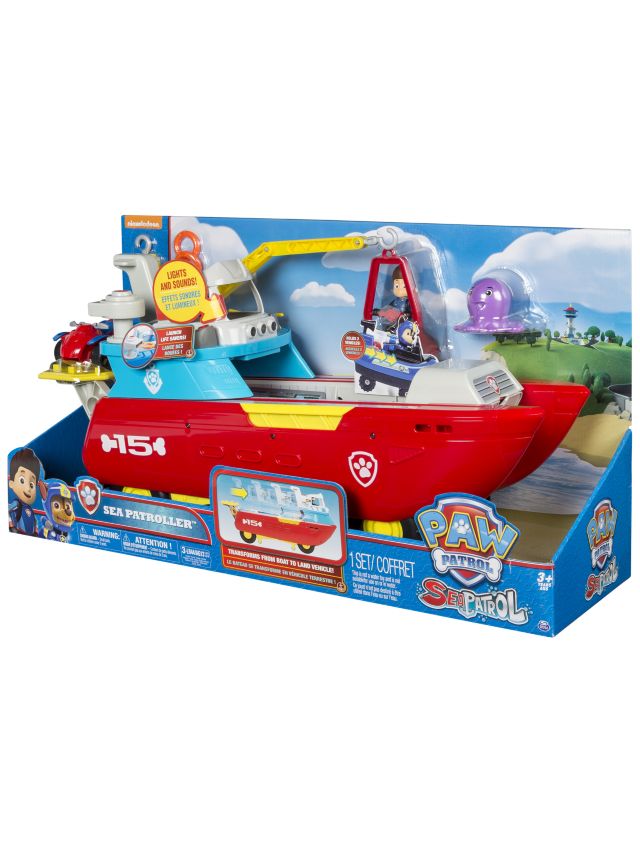 Paw patrol best sale sea patroller toy