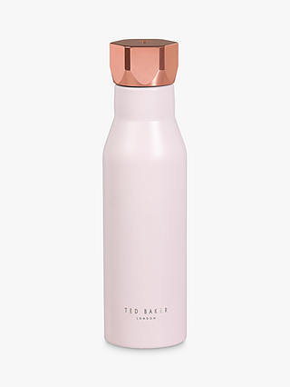 Ted Baker Water Bottle, Pink Quartz, 425ml
