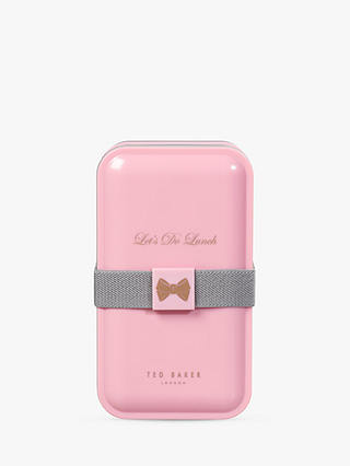 Ted Baker Lunch Stack Box Pink & Grey