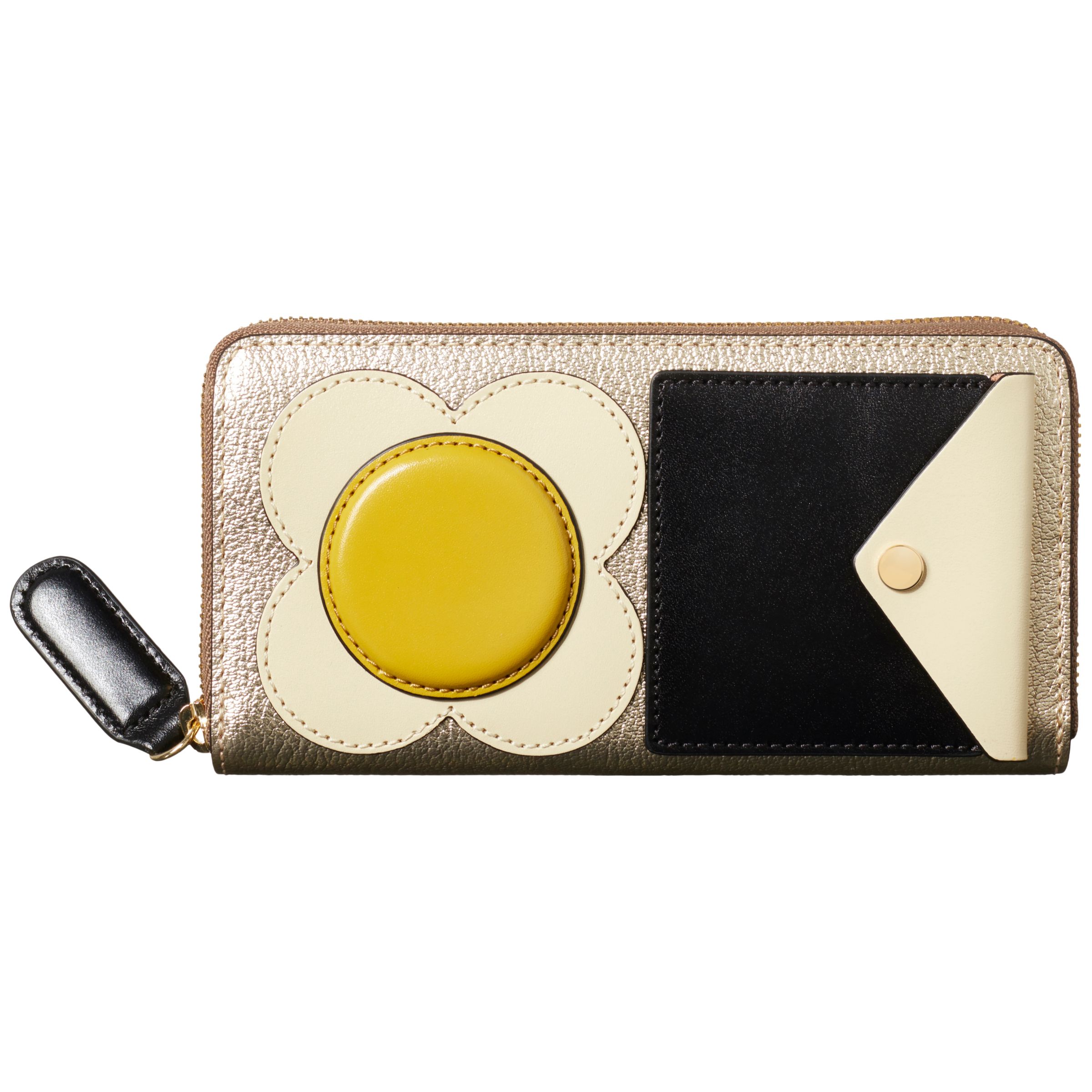 orla kiely gold bag