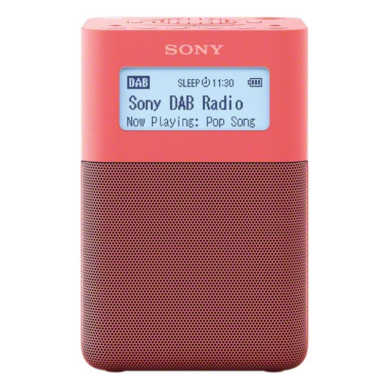 Sony XDR-V20D Portable DAB/DAB+/FM Digital Radio, Pink