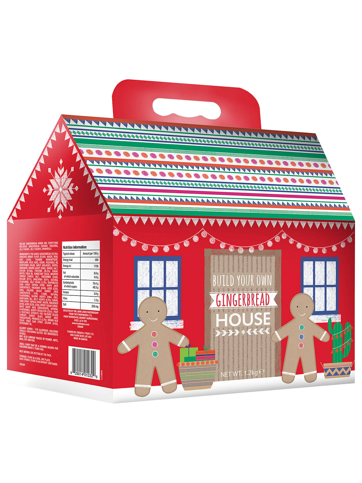 Build Your Own Gingerbread House Kit 1 2kg At John Lewis Partners
