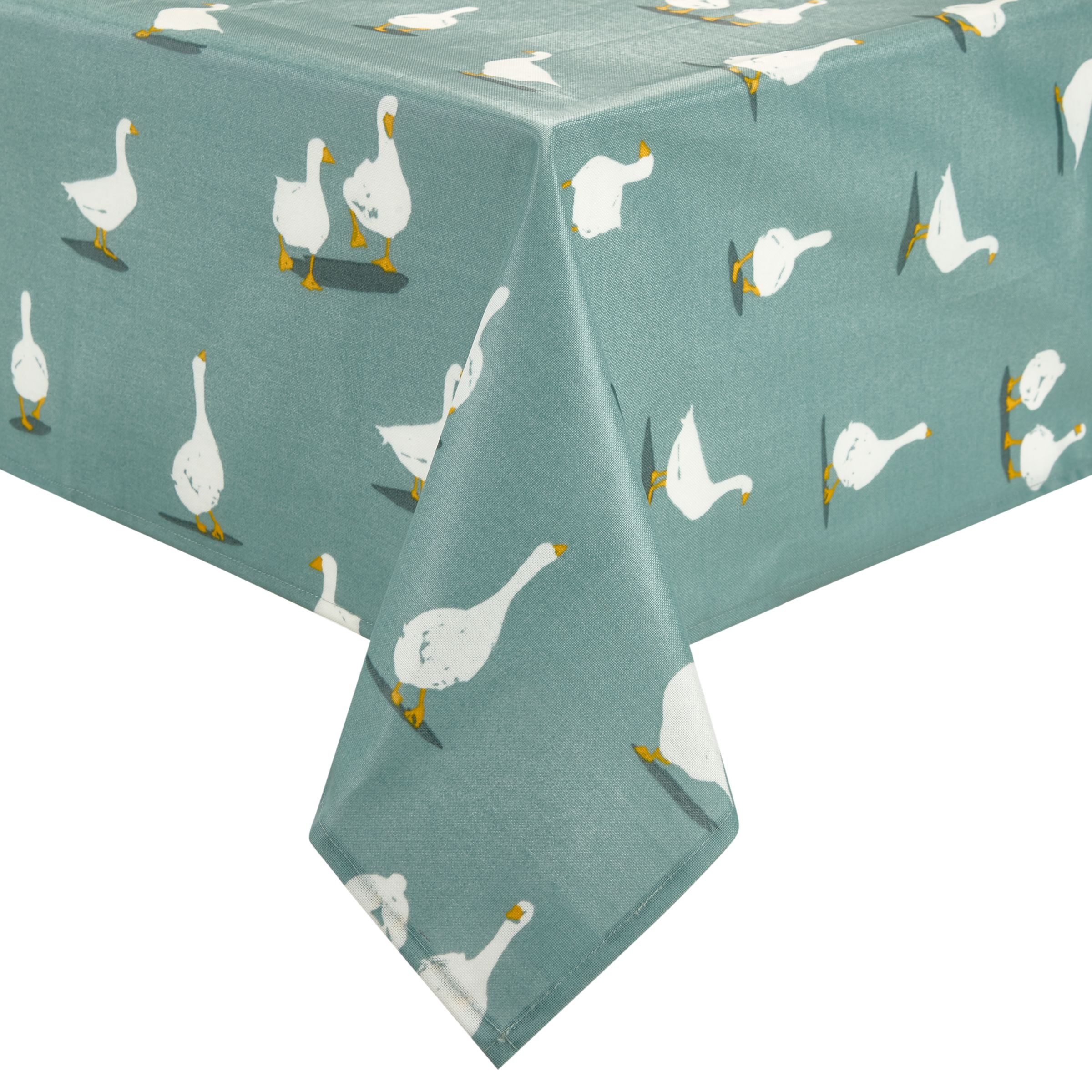 John Lewis & Partners Country Geese Wipeable Tablecloth