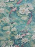 Matthew Williamson Water Lilly Wallpaper, Jade  W7148-02