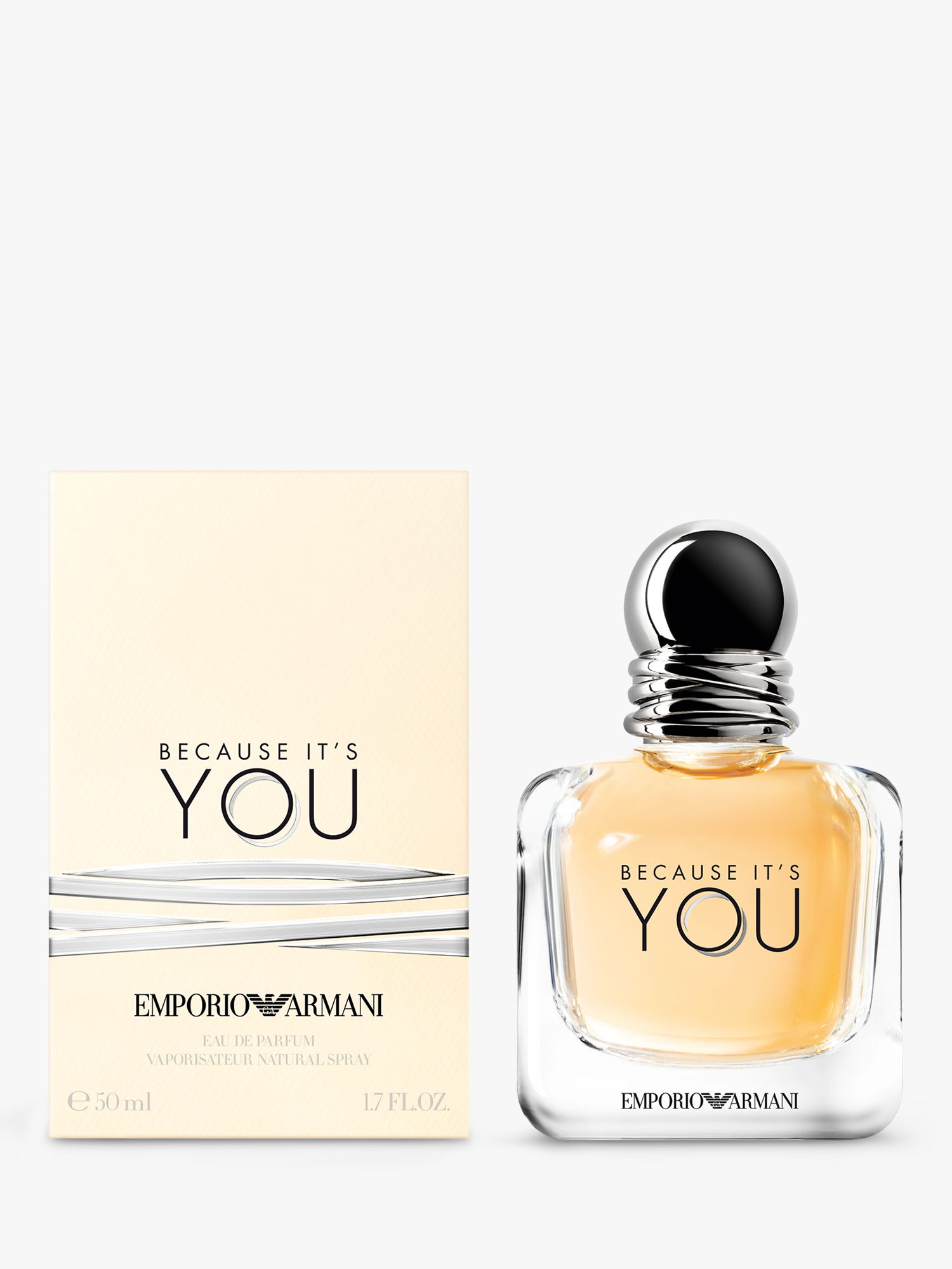 Emporio Armani Because It's You Eau de Parfum, 50ml at John Lewis &  Partners