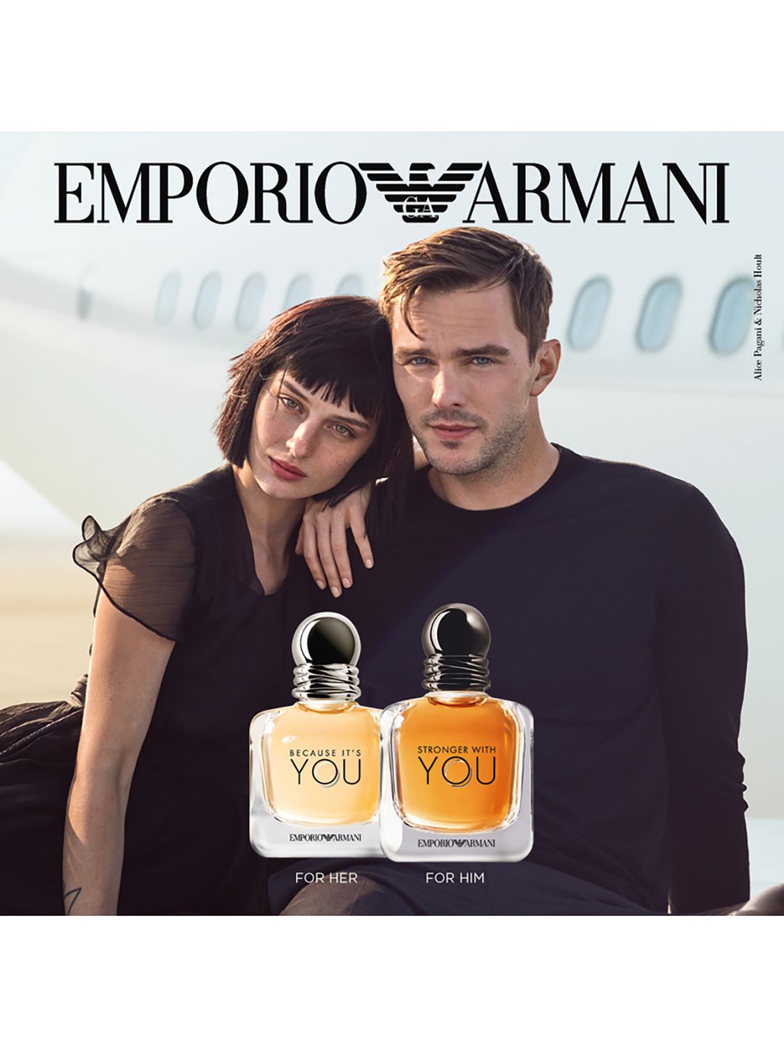  Emporio Armani Because It's You Eau De Parfum 3.4 Ounce / 100  ml : Beauty & Personal Care