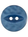 Groves Fish Eye Button, 19mm, Pack of 5, Navy Blue