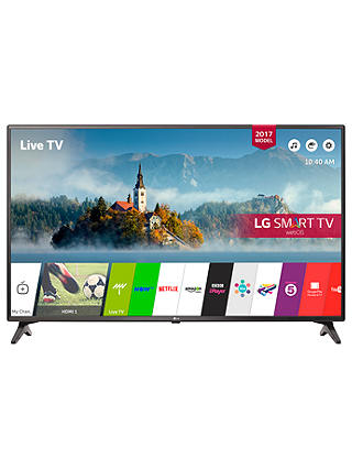 LG 49LJ594V LED Full HD 1080p Smart TV, 49" with Freesat HD & Freeview Play, Black