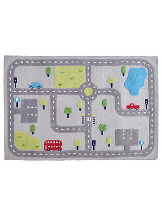 Great Little Trading Co Road Large Children's Rug, L180 x W120cm