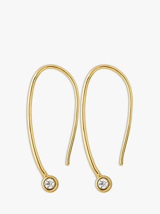 DYRBERG/KERN Swarovski Ear Hook Earrings, Gold
