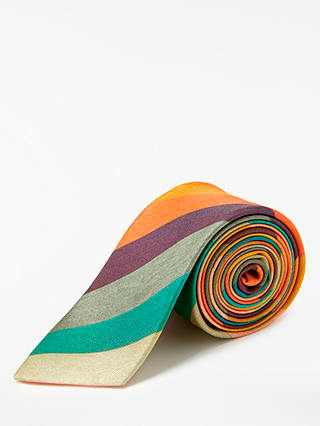 Paul Smith Stripe Silk Tie, Multi