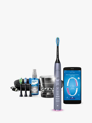 Philips HX9924/44 DiamondClean Smart Sonic Electric Toothbrush with App, Silver