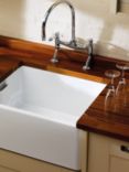 Clearwater Vintage Belfast Single Bowl Ceramic Kitchen Sink, White