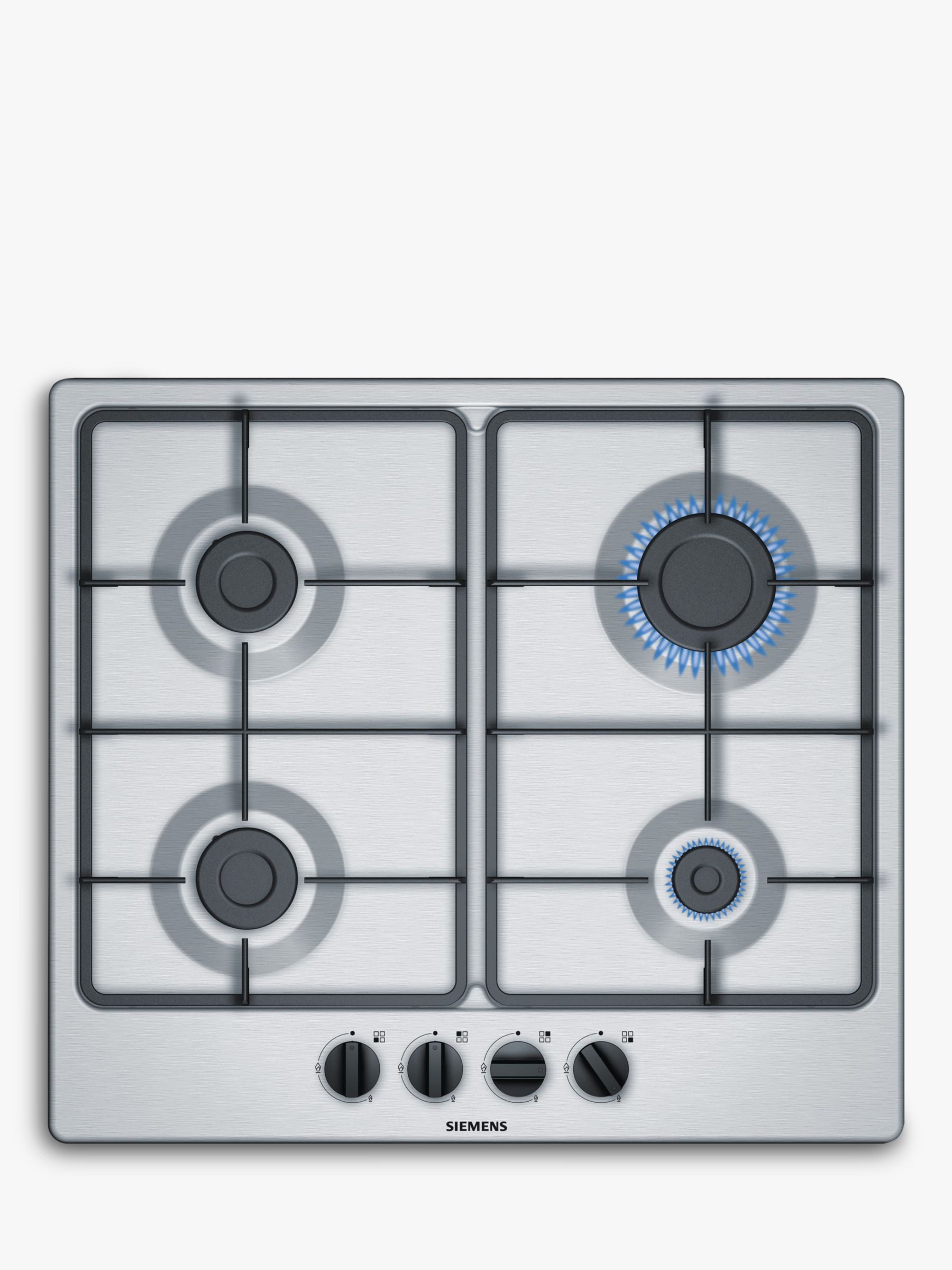 Siemens EG6B5PB60 Gas Hob, Stainless Steel