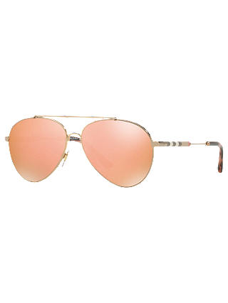 Burberry BE3092Q Women's Aviator Sunglasses